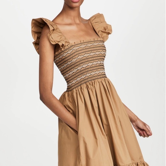 Cara Cara Dress NWT Ruby Dress in Khaki Mixed New XL - Picture 7 of 12